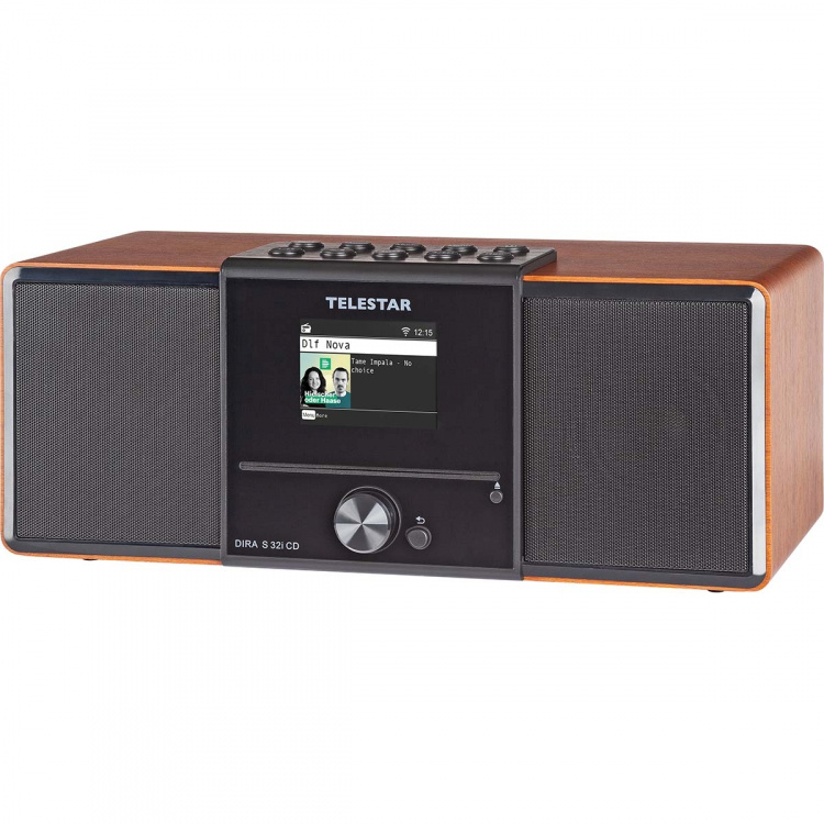 TELESTAR DIRA S32i CD EWF Monitoiminen stereoradio CD-soittimella DAB+ / FM / Internet / Bluetooth Puu