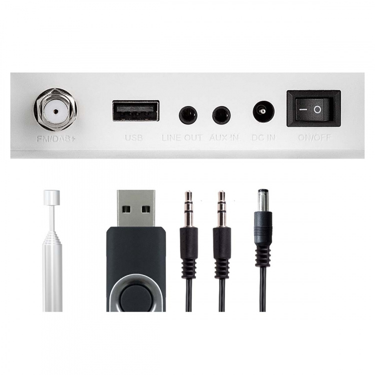 imperial DABMAN i460 monitoimiradio valkoinen-hopea imperial DABMAN i460 monitoimiradio valkoinen-hopea