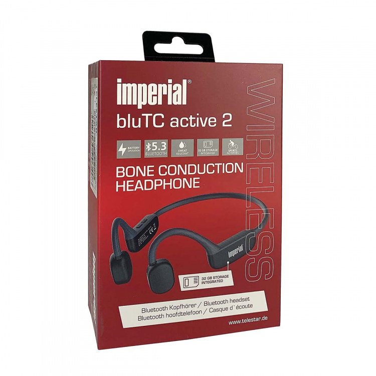 imperial bluTC active 2 Bone Conduction kuulokkeet musta