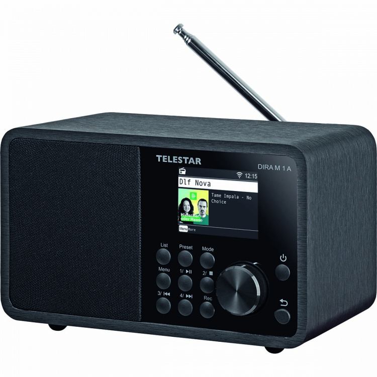 TELESTAR DIRA M 1 A EWF Kompakti mono monitoimiradio musta