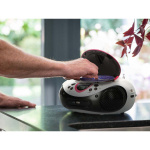 Lenco Kannettava FM-radio CD- ja USB-soitin Vaaleanpunainen Lenco Kannettava FM-radio CD- ja USB-soitin Vaaleanpunainen