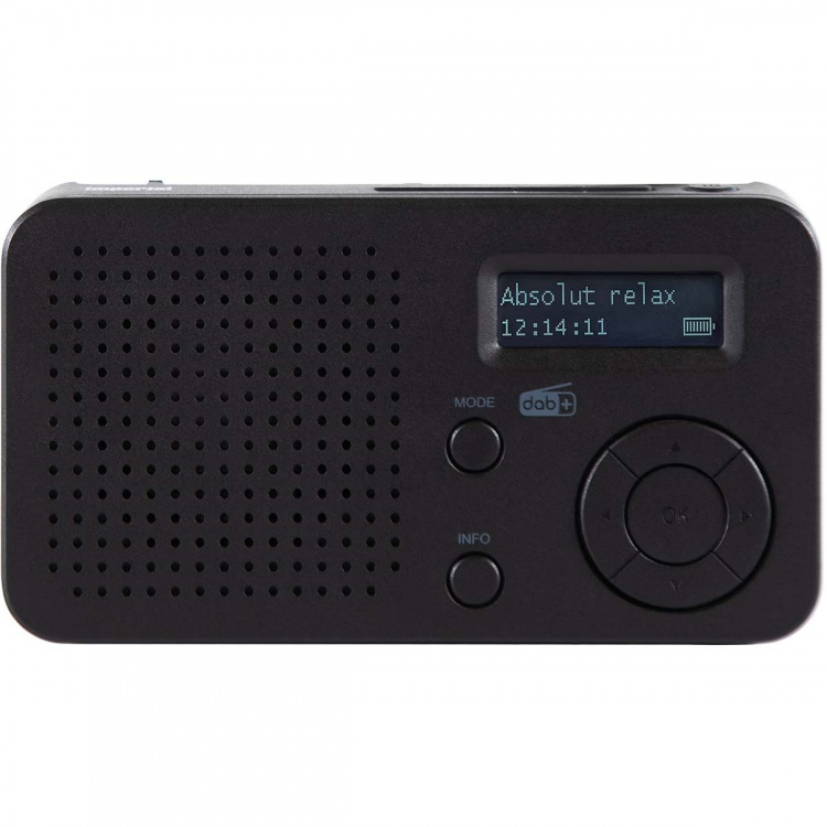 imperial DABMAN 17 kannettava DAB+/FM-radio Bluetooth-mustalla