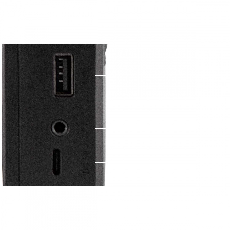 imperial DABMAN 17 kannettava DAB+/FM-radio Bluetooth-mustalla