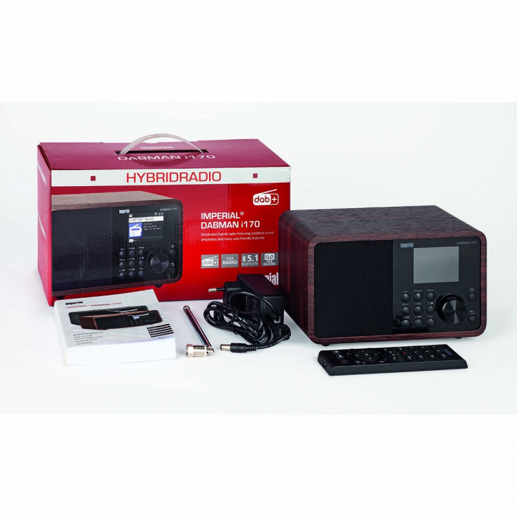 imperial DABMAN i170 DAB+ ja Internet-radio Wood Look imperial DABMAN i170 DAB+ ja Internet-radio Wood Look