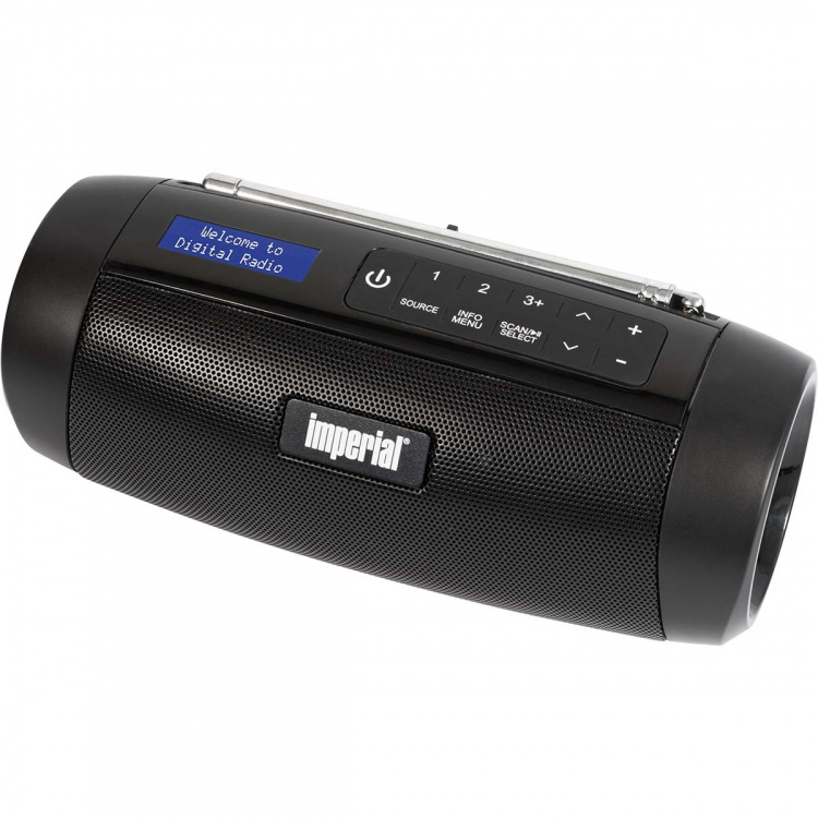 imperial DABMAN GO DAB+ / FM Compact Radio Musta imperial DABMAN GO DAB+ / FM Compact Radio Musta