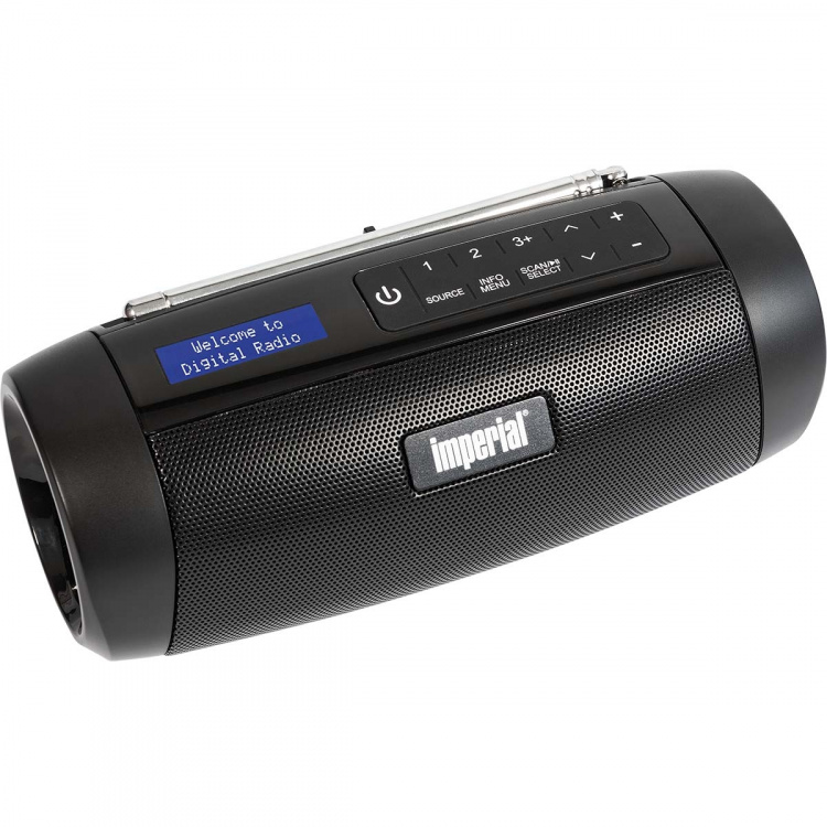 imperial DABMAN GO DAB+ / FM Compact Radio Musta imperial DABMAN GO DAB+ / FM Compact Radio Musta