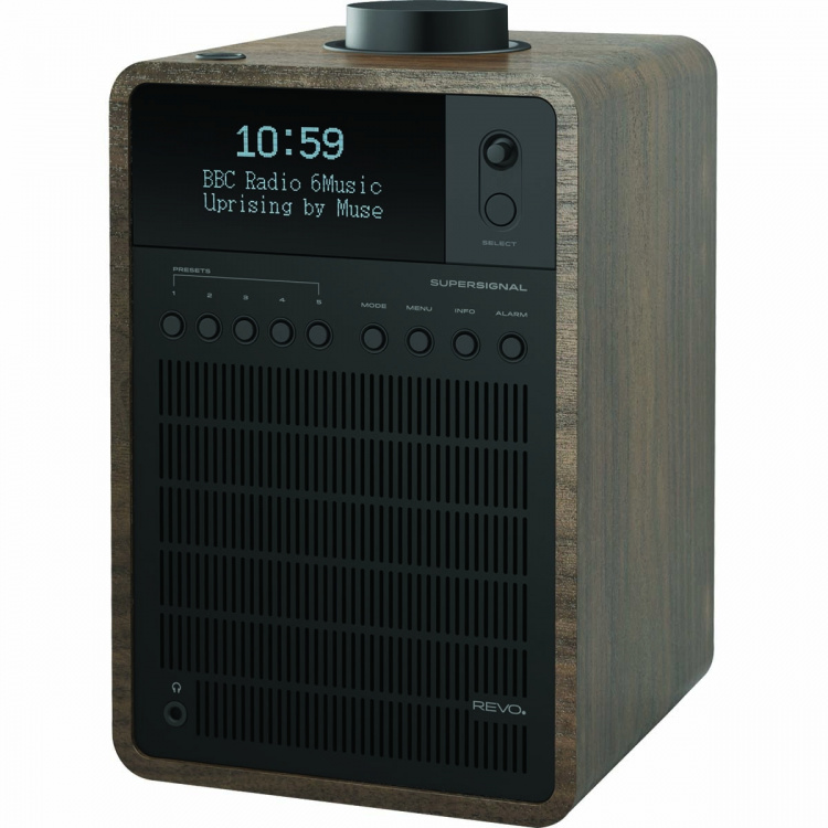 REVO SuperSignal DAB+ / FM / Bluetooth Combo Radio Walnut-musta