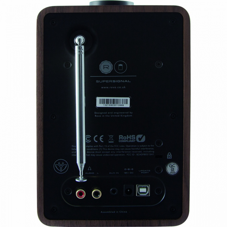 REVO SuperSignal DAB+ / FM / Bluetooth Combo Radio Walnut-musta