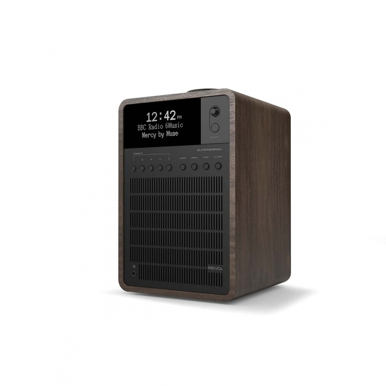 REVO SuperSignal DAB+ / FM / Bluetooth Combo Radio Walnut-musta
