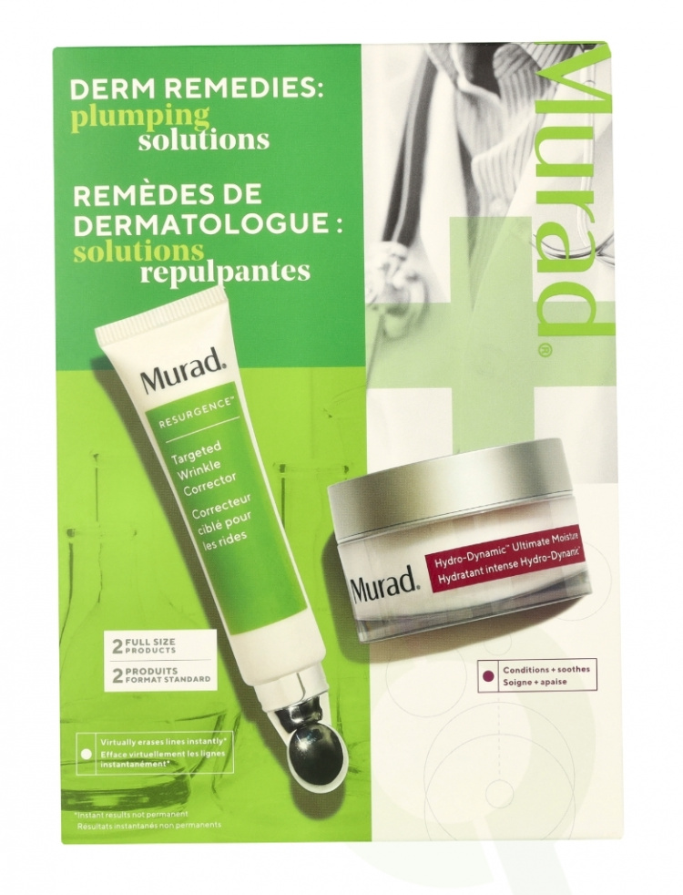 Murad Plump & Fill Value 2024 Set 65 ml Hydro-Dynamic Ultimate Moisture 50ml/Trageted Wrinkle Corrector 15ml