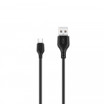 XO kabel NB103 USB - microUSB 2,0 m 2,1A svart