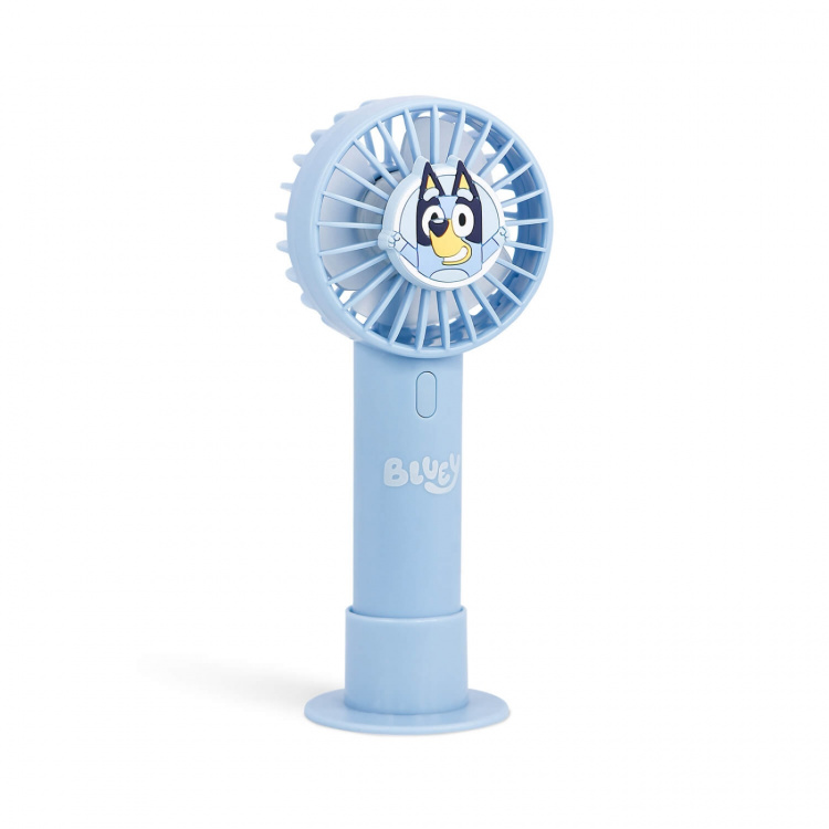 BLUEY Mini Fan Handheld with 3D character BLUEY Mini Fan Handheld with 3D character