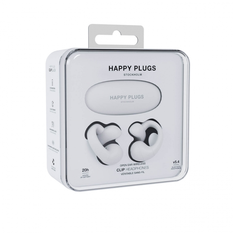 Happy Plugs Kuuloke Clip OWS True-Wireless Valkoinen Happy Plugs Kuuloke Clip OWS True-Wireless Valkoinen
