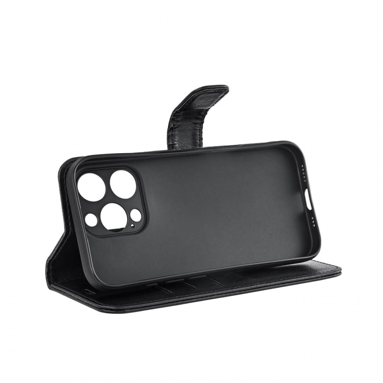 Radicover Flipcov Anti Radiation RFID 3 card MagS iPhone 16 Pro Black PU