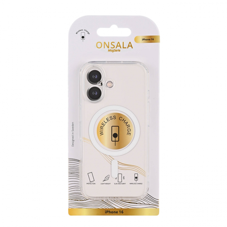 Onsala Back Clear Case MagSerie iPhone 16 Clear Onsala Back Clear Case MagSerie iPhone 16 Clear