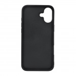 Buffalo Back cover Leather Magseries iPhone 16 Plus Black