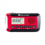 Midland Emergency Radio Power Bank ER250BT Red Black