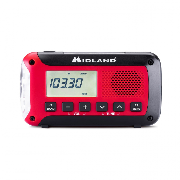 Midland Emergency Radio Power Bank ER250BT Red Black