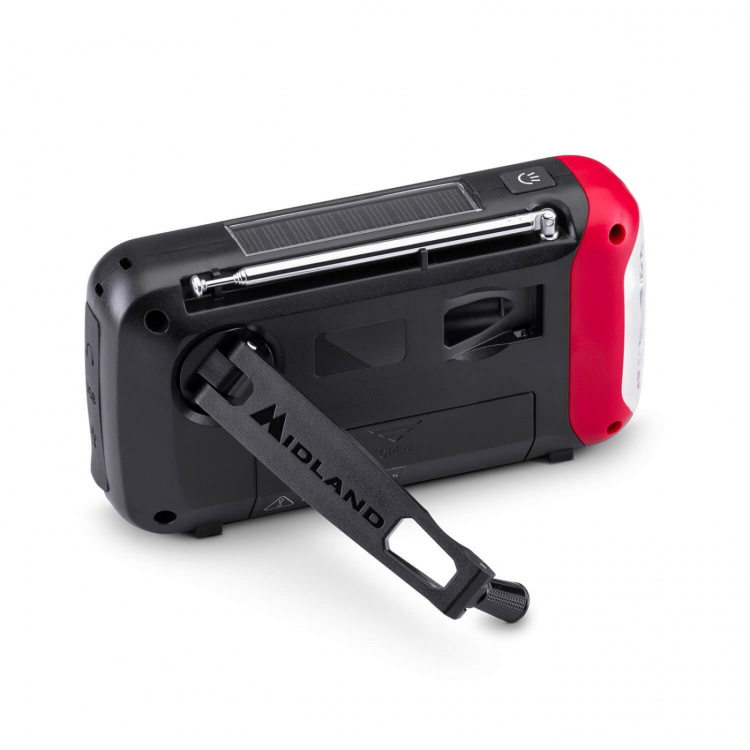 Midland Emergency Radio Power Bank ER250BT Red Black