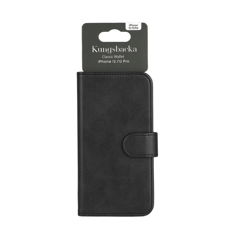 Kungsbacka Classic Wallet iPhone 12 /12 Pro Black