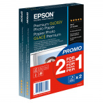 Epson 10x15 Premium Glossy Photo Paper (2 for 1), 10x15com 255g/m², 80 Sheets total Epson 10x15 Premium Glossy Photo Paper (2 for 1), 10x15com 255g/m², 80 Sheets total