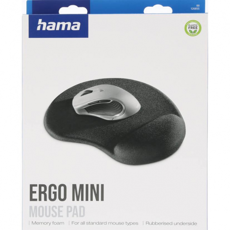Hama Mouse Pad Ergo Mini Black