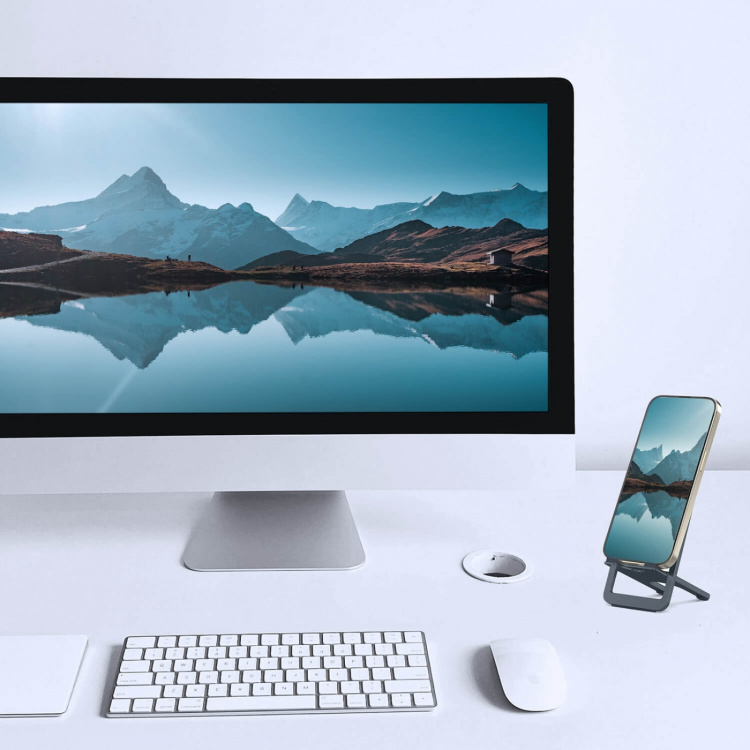 Desire2 Ultra ohut puhelinteline alumiinia tummanharmaa