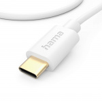 Hama Charging Cable USB-C to USB-C 1.0m White Hama Charging Cable USB-C to USB-C 1.0m White