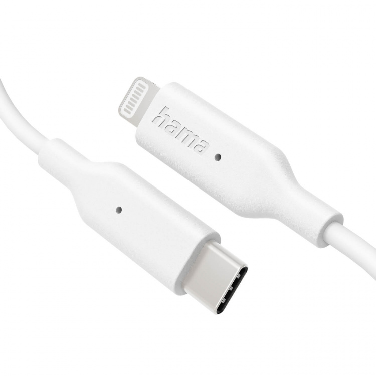 Hama Charging Cable USB-C to Lightning 1.0m White Hama Charging Cable USB-C to Lightning 1.0m White