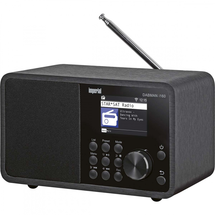 imperial DABMAN i160 DAB+ ja Internet-radio Musta
