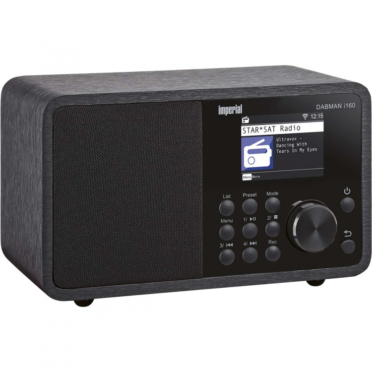 imperial DABMAN i160 DAB+ ja Internet-radio Musta
