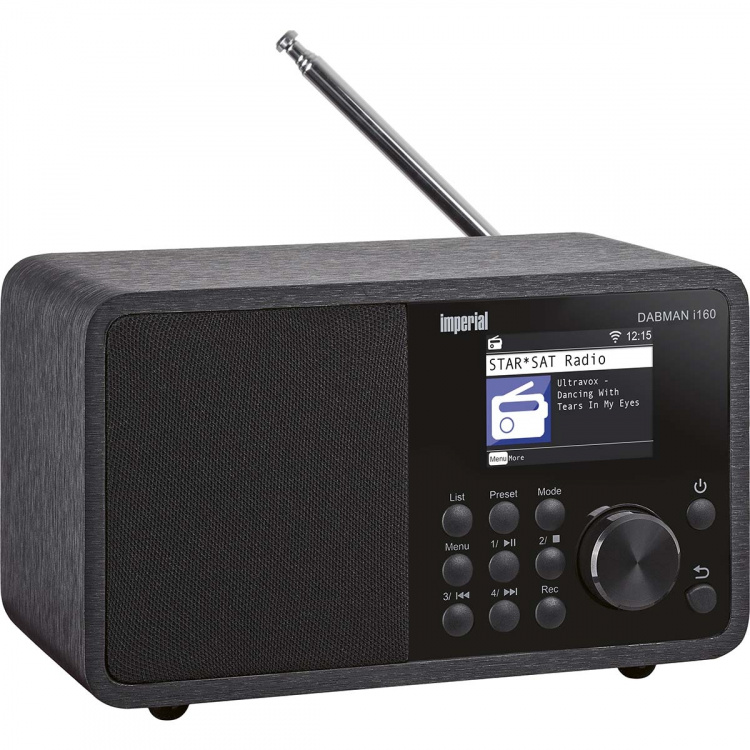 imperial DABMAN i160 DAB+ ja Internet-radio Musta