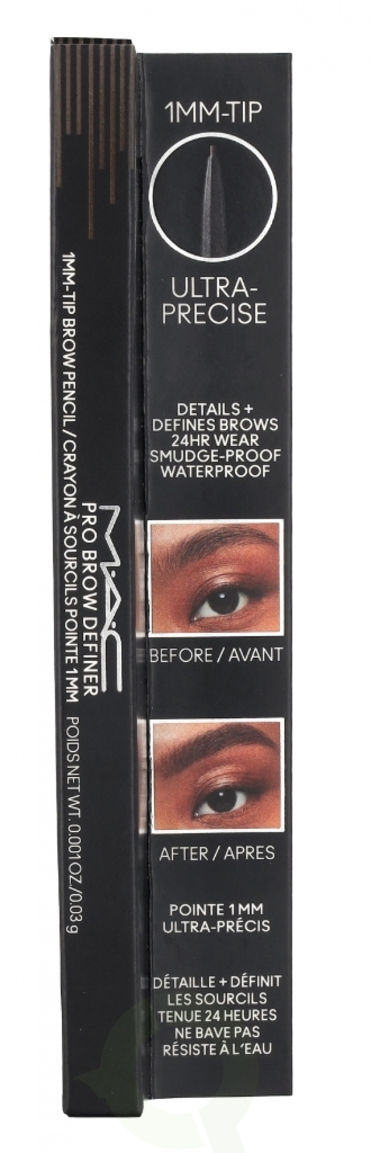 MAC Pro Brow Definer 1 Mm Tip Brow Pencil 24 Hour Waterproof 0.03 g Spiked