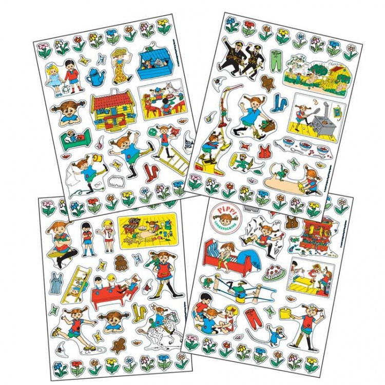 Barbo Toys Pippi Tarrat Villa Villekulla w. 140 tarraa Barbo Toys Pippi Tarrat Villa Villekulla w. 140 tarraa