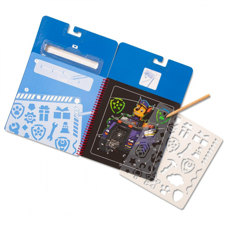 Melissa & Doug Scratch Art Pad Paw Patrol takaa-ajo Melissa & Doug Scratch Art Pad Paw Patrol takaa-ajo