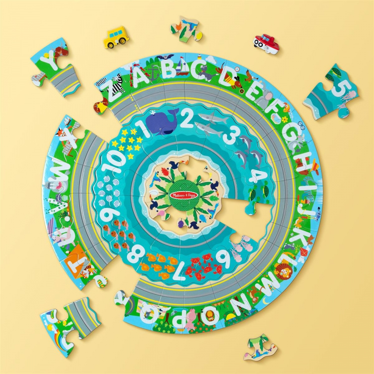 Melissa & Doug Lattiapalapeli & leikkisetti Round the Shore