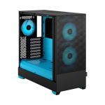 Fractal Design Pop Air RGB Cyan Core TG Kirkas sävy Fractal Design Pop Air RGB Cyan Core TG Kirkas sävy