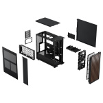 Fractal Design Pohjoinen Hiili Musta Fractal Design Pohjoinen Hiili Musta