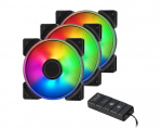 Fractal Design Adjust R1 RGB tuuletinohjain, musta