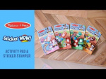 Melissa & Doug Tarra WOW! Dino kirjan & Tarrat