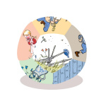 Barbo Toys Pehmeä pallo Emil