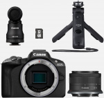 Canon EOS R50 -järjestelmäkamera + 18-45 mm objektiivi Vlogger Kit Canon EOS R50 -järjestelmäkamera + 18-45 mm objektiivi Vlogger Kit