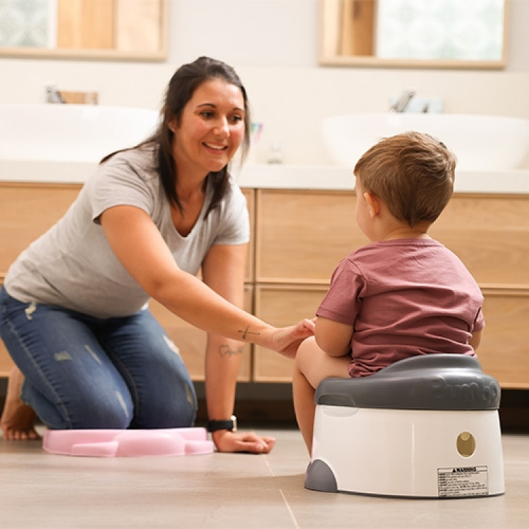 Bumbo Step N Potty - jakkarapotta, slate grey