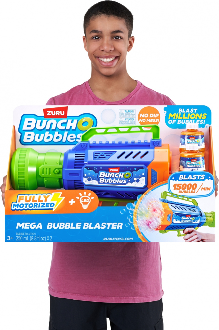 BUNCH O BUBBLES Mega Bubble Blaster - iso moottoroitu kuplapyssy