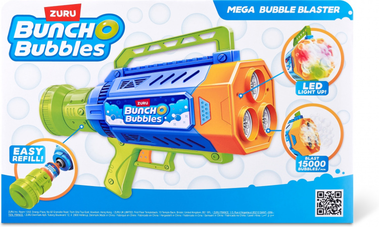 BUNCH O BUBBLES Mega Bubble Blaster - iso moottoroitu kuplapyssy