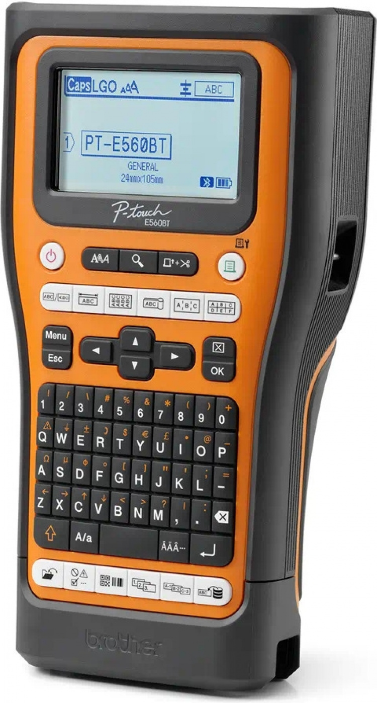 Brother PT-E560BTVP Pro-tarratulostin setti Brother PT-E560BTVP Pro-tarratulostin setti