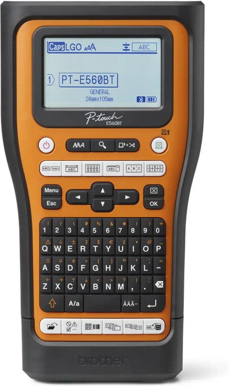 Brother PT-E560BTVP Pro-tarratulostin setti Brother PT-E560BTVP Pro-tarratulostin setti