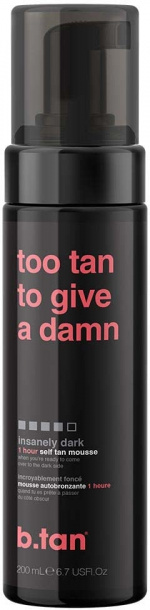 b.tan Too Tan To Give A Damn rusketusvaahto 200 ml