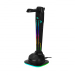 EgoGear Headset Stand SAC1 RGB With 4xUSB ports and Type-C 1m EgoGear Headset Stand SAC1 RGB With 4xUSB ports and Type-C 1m