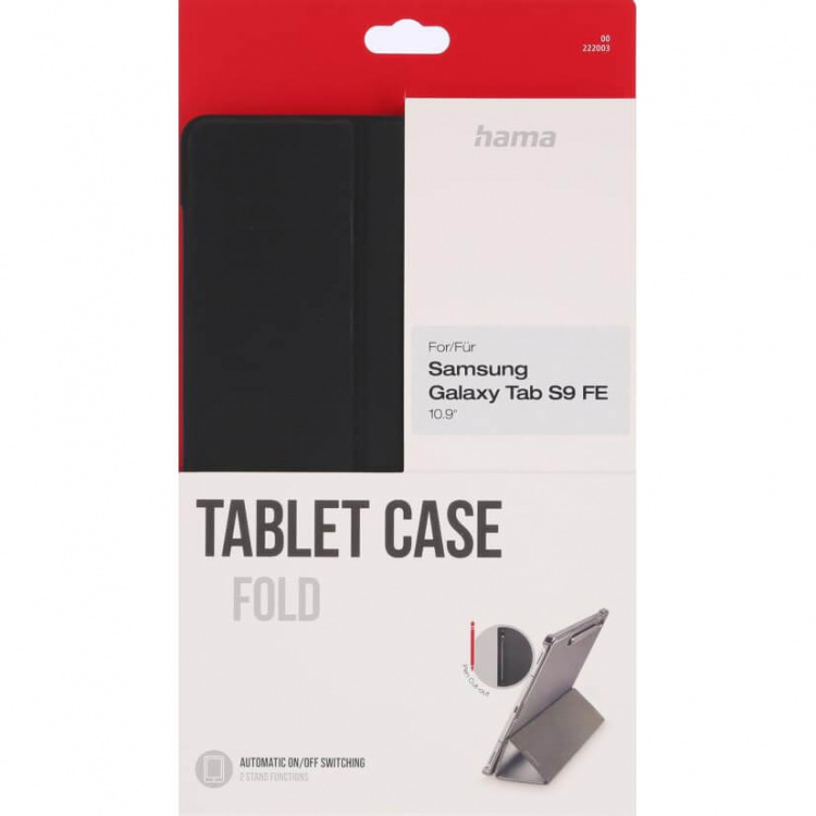 Hama Fold Tablet Case Samsung Galaxy Tab S9 FE 10.9 Black Hama Fold Tablet Case Samsung Galaxy Tab S9 FE 10.9 Black